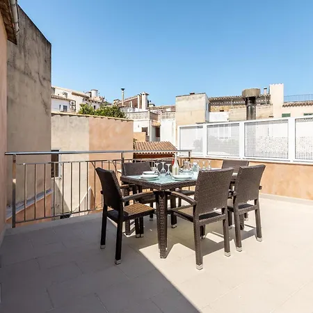 Historic Townhouse Casa Roca Horta 4 Bedrooms Sun Terrace Town Mountain Views Pollenca