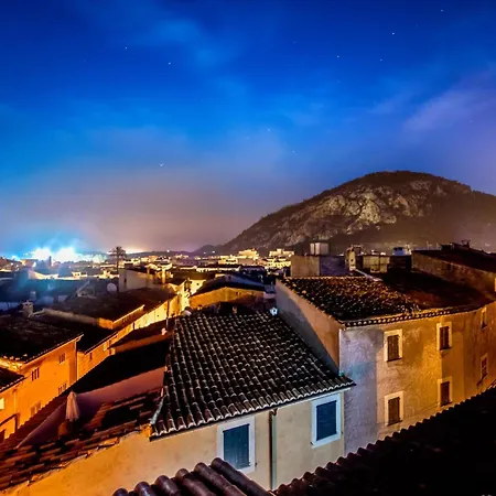 Historic Townhouse Casa Roca Horta 4 Bedrooms Sun Terrace Town Mountain Views Pollenca